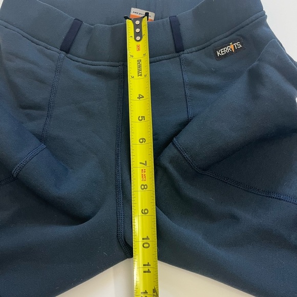 Kerrits Equestrian Pull On Riding Pants Fleece Lined Navy Size Medium - Picture 9 of 9